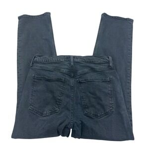 Agolde Jeans Womens 26 Black Denim Lyocell Stretch Dark Wash Regular Skinny Leg